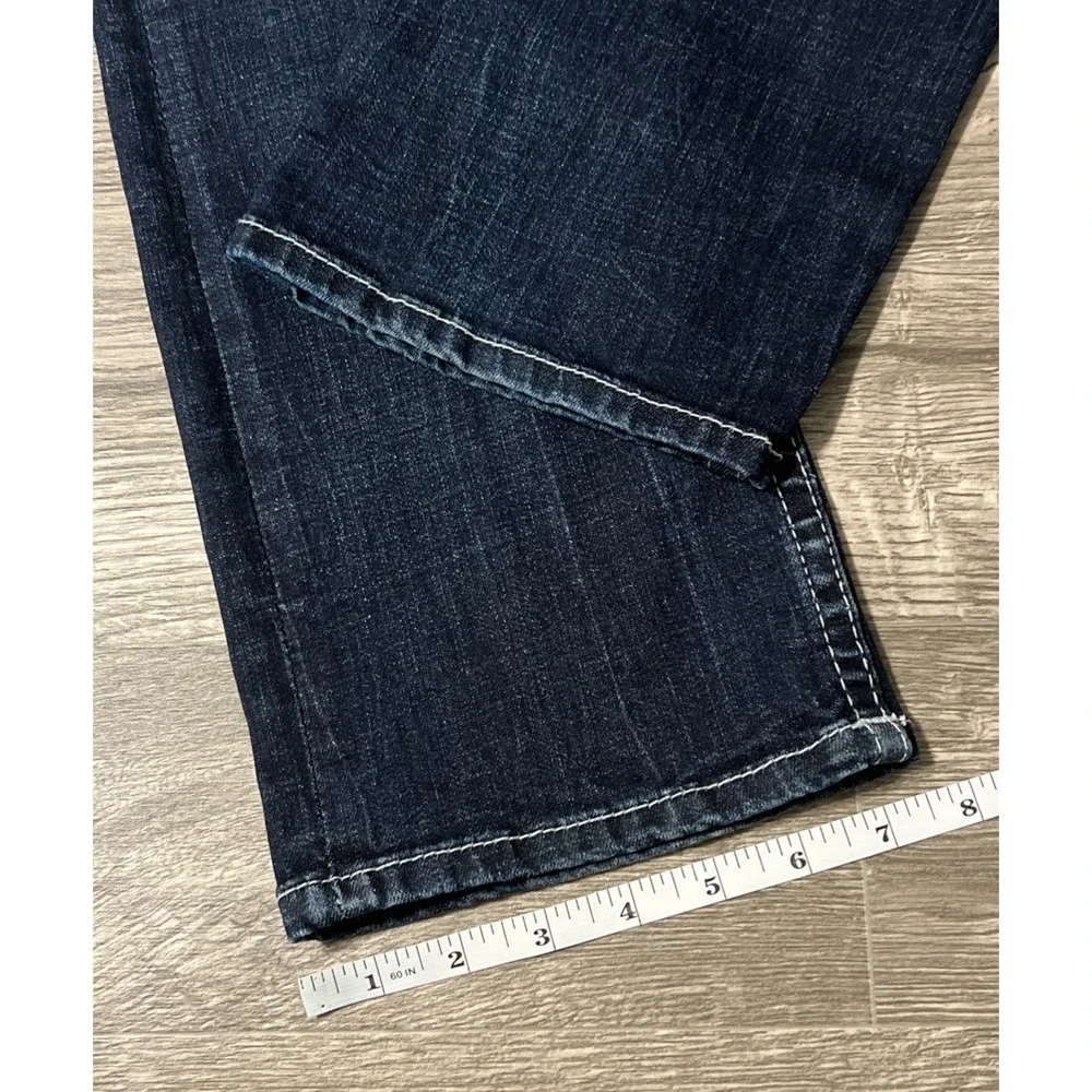 BKE Buckle Jake Straight Leg Stretch Dark Wash Blue Jeans Size 30x32 (30x33)